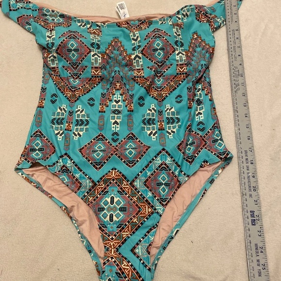 Mae Tribal Aztec Multicolor One Piece - Picture 10 of 14